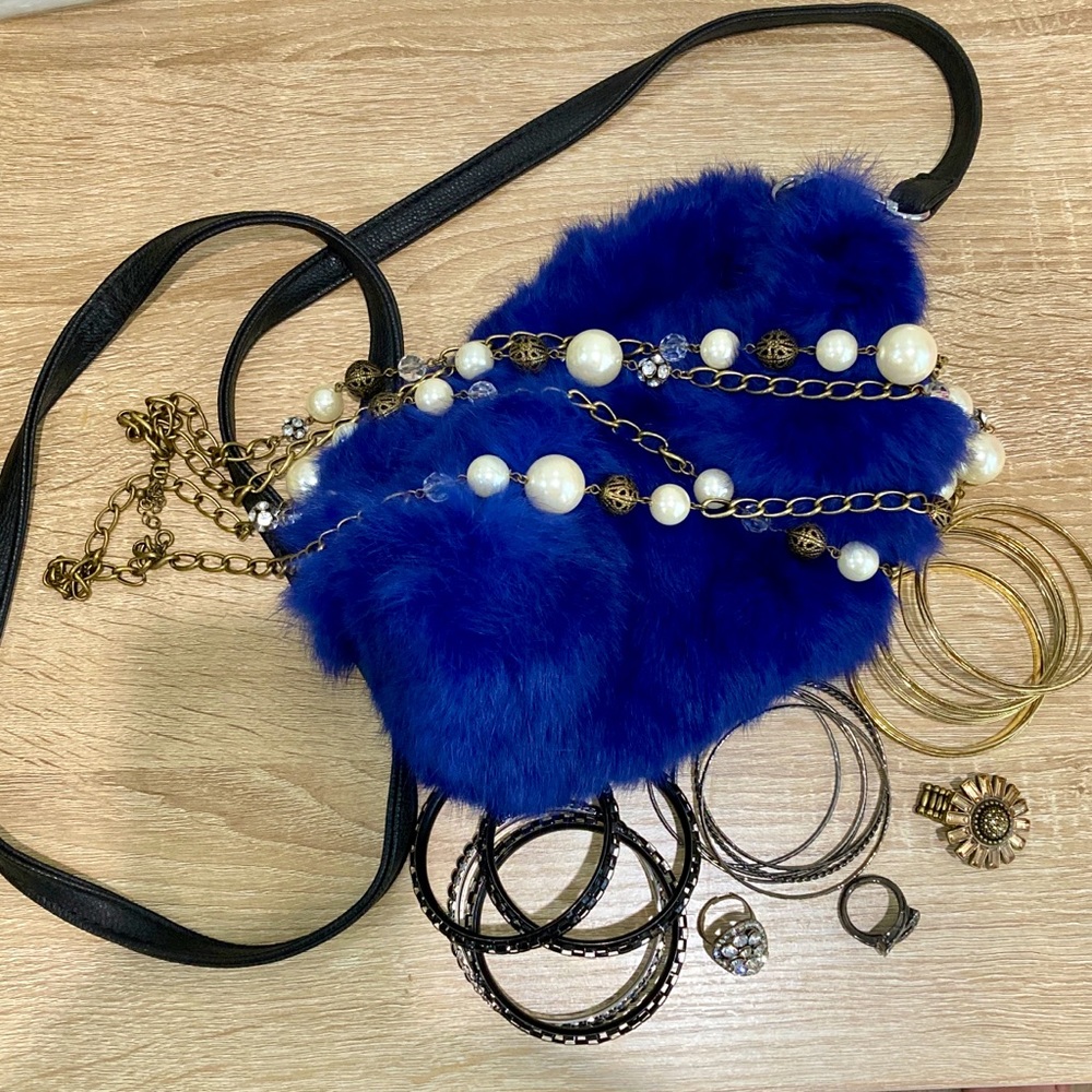 Jewelry and Purse Bundle Random Pieces from Express, Charlotte Russe, and Avon